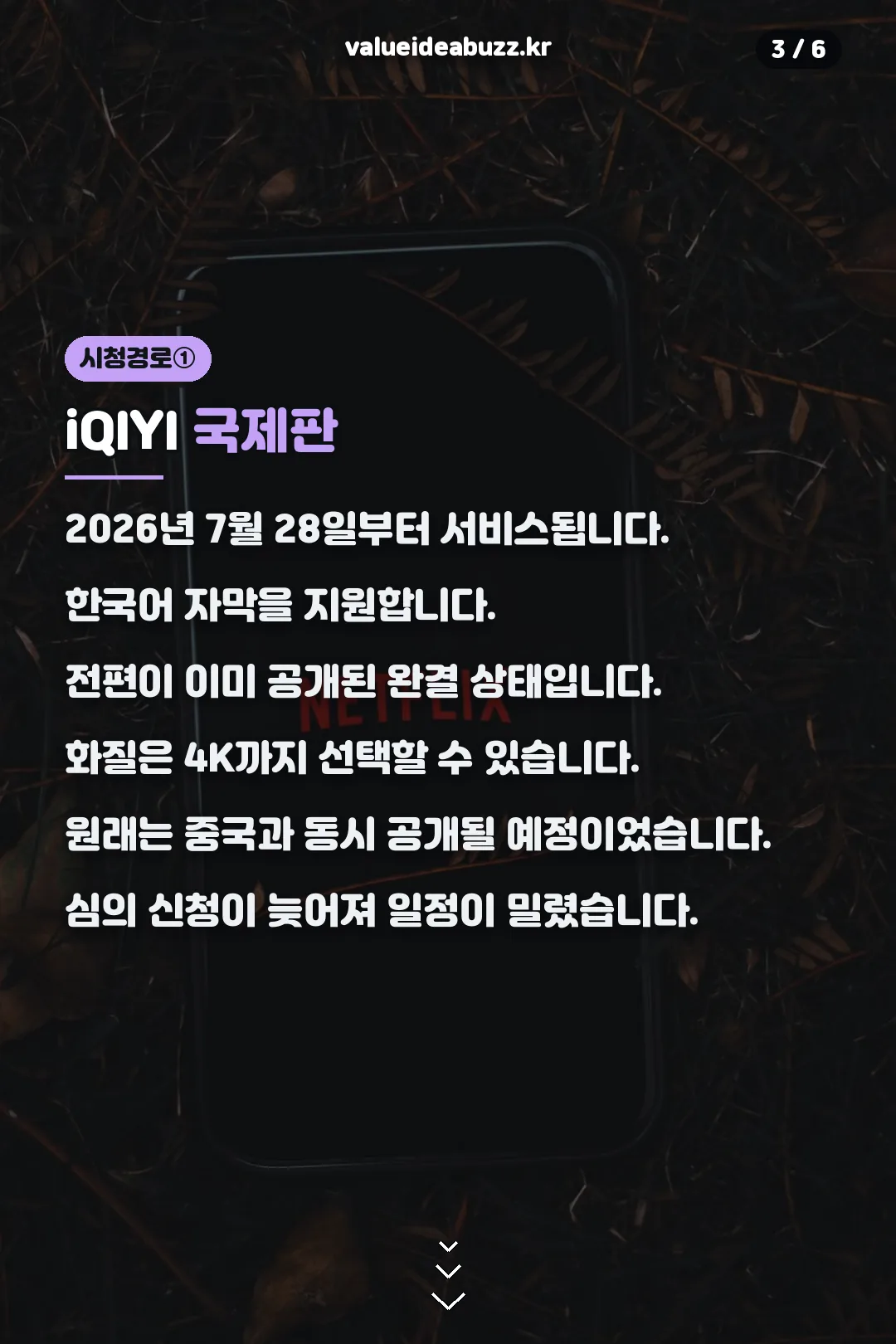 iQIYI 국제판 안내