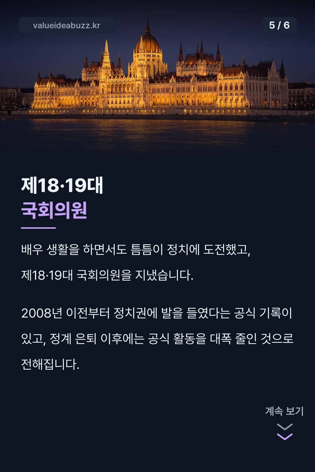 국회의원 경력