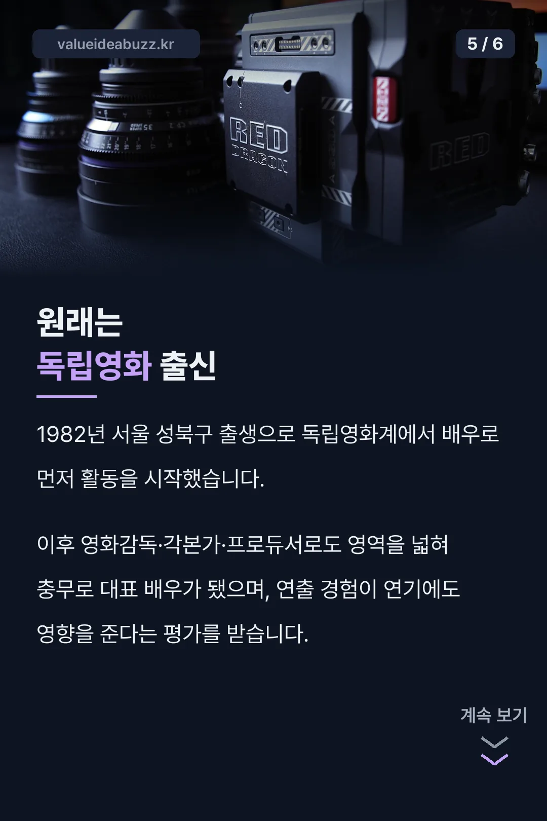 독립영화 출신 배경